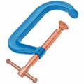 Kanca Forged Steel C Clamp W. Copper Plated Screw 200 Mm - 8 FC-200-C